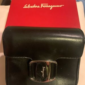 Salvatore Ferragamo Mini Vara black crossbody black